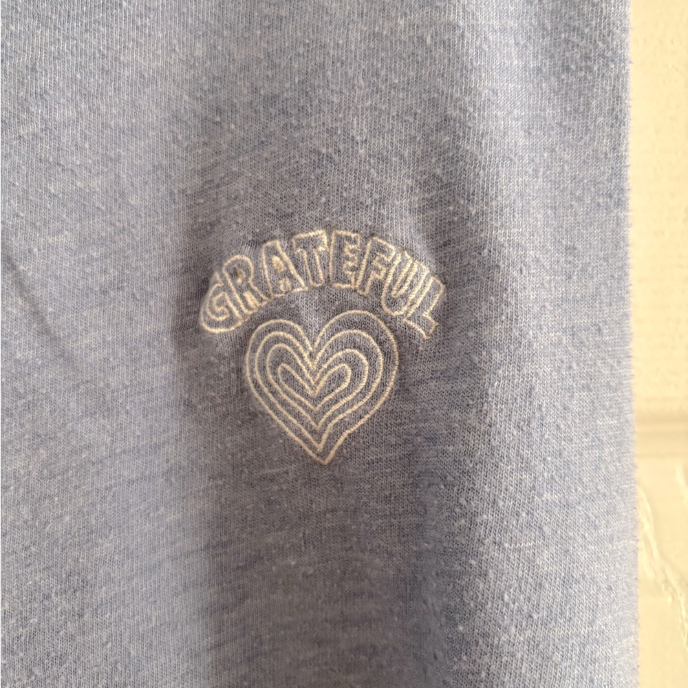 Spiritual Gangster Blue Crop Muscle Tee - Picture 2 of 4